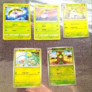 21'-23' Grass Pokémon 5 Card Lot